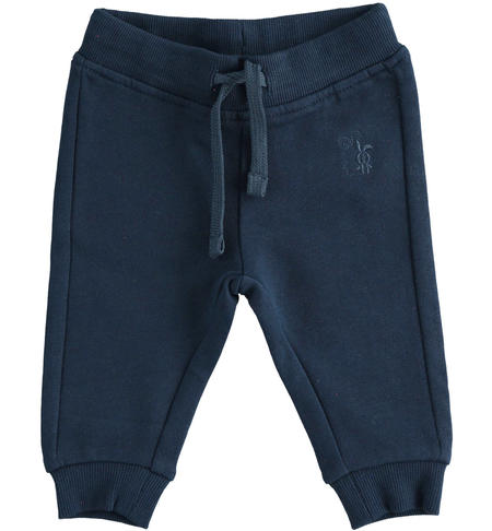 Baby sweatpants with elastic from 1 to 24 months iDO NAVY-3885
