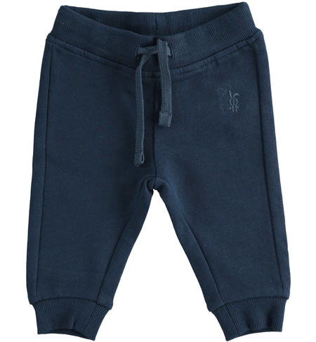 Baby sweatpants with elastic from 1 to 24 months iDO NAVY-3885