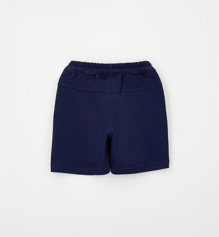 Short tracksuit bottoms for boys NAVY-3854