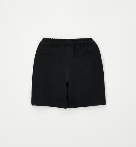 Short tracksuit bottoms for boys NERO-0658