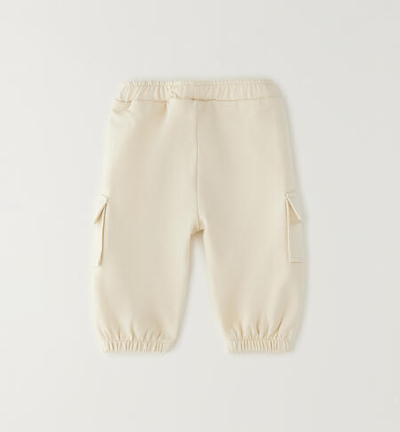 Pantaloni tuta neonata BEIGE-0151