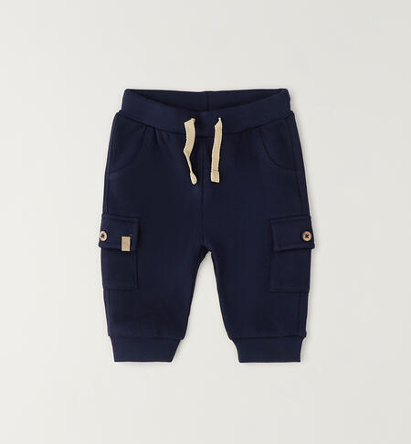 Pantaloni tuta neonato BLU