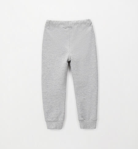 Pantaloni tuta per bambino GRIGIO MELANGE-8992