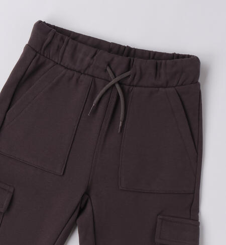 Pantaloni tuta per bambino GRIGIO SCURO-0566