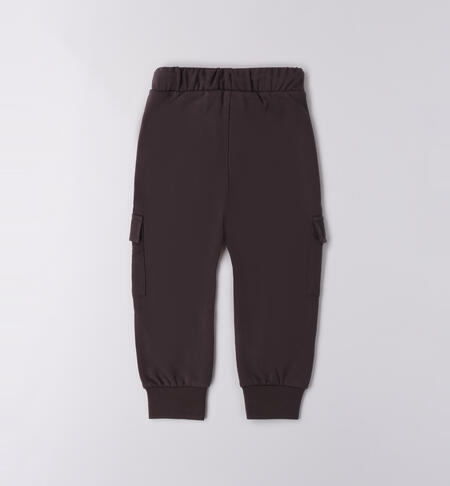 Pantaloni tuta per bambino GRIGIO SCURO-0566