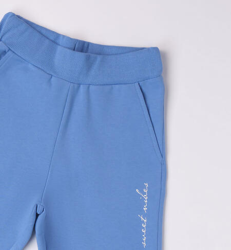 Pantaloni tuta per ragazza da 8 a 16 anni iDO AZZURRO-3637