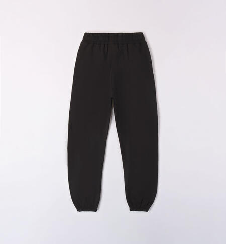 iDO tracksuit bottoms for girls from 8 to 16 years NERO-0658