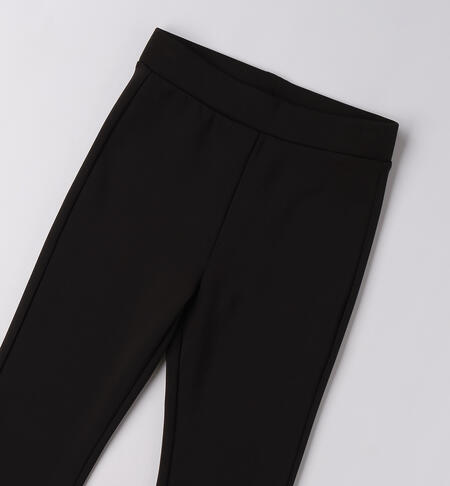 Pantaloni tuta per ragazza NERO-0658