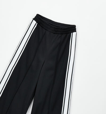 Pantaloni tuta per ragazza NERO-0658