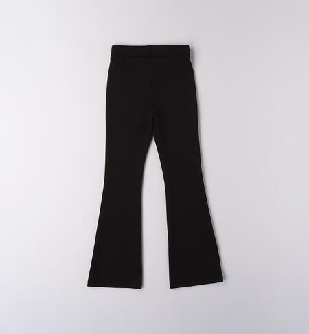 Pantaloni tuta per ragazza NERO-0658
