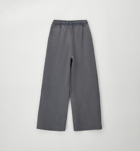 Pantaloni tuta ragazza GRIGIO SCURO-0564