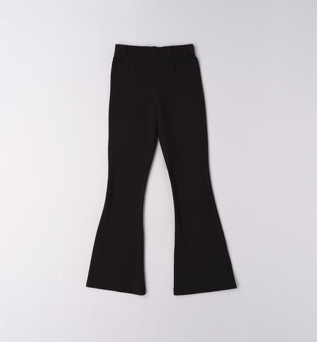 Pantaloni tuta ragazza NERO-0658