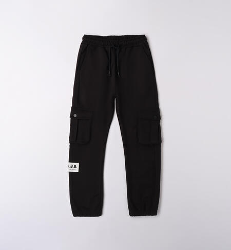 Pantaloni tuta ragazzi NERO
