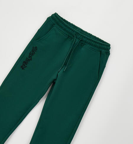 Pantaloni tuta ragazzo GREEN-4743