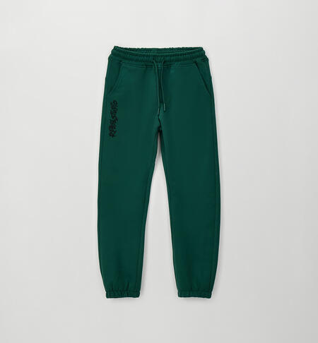 Pantaloni tuta ragazzo GREEN-4743