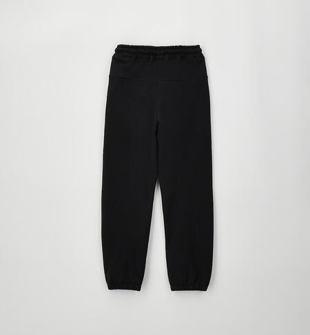 Pantaloni tuta ragazzo NERO-0658