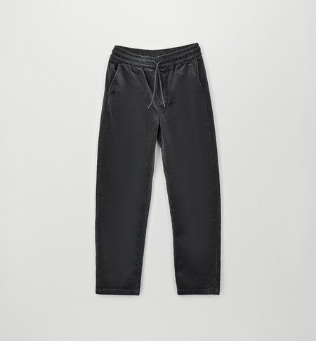Corduroy trousers for boys GREY