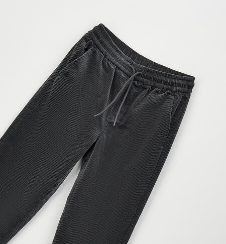 Pantaloni velluto per ragazzo GRIGIO-0567