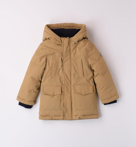 Boys' parka BEIGE