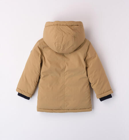 iDO parka for boys from 9 months to 8 years BEIGE-1562
