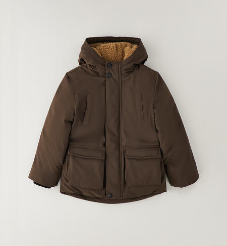 Parka per bambino MARRONE-0854