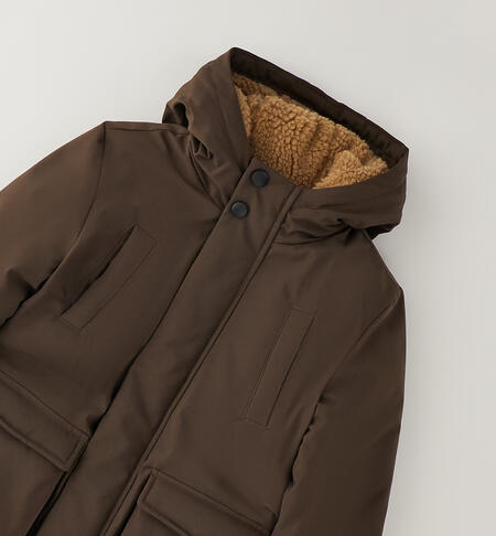 Parka per bambino MARRONE-0854