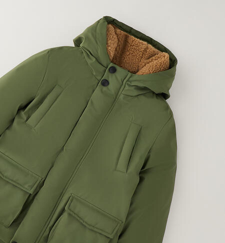 Parka per bambino VERDE SALVIA-4951