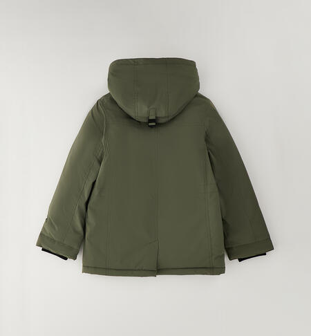 Parka per ragazzo VERDE MILITARE-5554