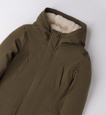 Parka ragazzo iDO VERDE MILITARE-5557