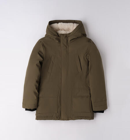 Parka ragazzo iDO VERDE MILITARE-5557