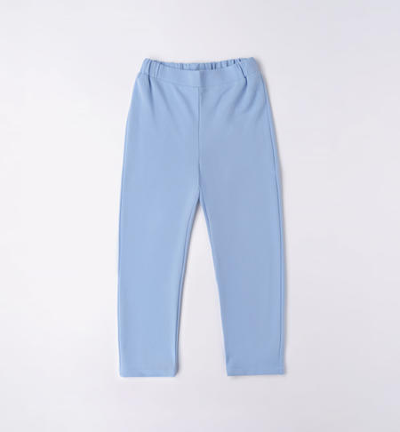 Distinctive iDO trousers for girls from 8 to 16 years AZZURRO-3624