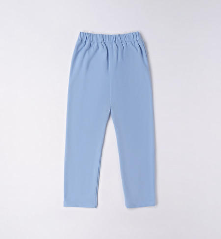 Distinctive iDO trousers for girls from 8 to 16 years AZZURRO-3624