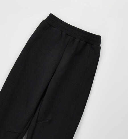 Patalone sportivo ragazza NERO-0658