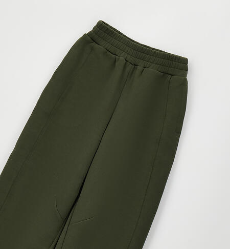 Patalone sportivo ragazza VERDE MILITARE-5557