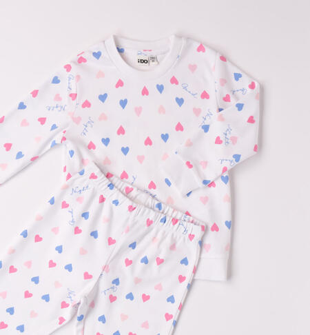 iDO heart pyjamas for girls from 12 months to 12 years PANNA-MULTICOLOR-6WG2