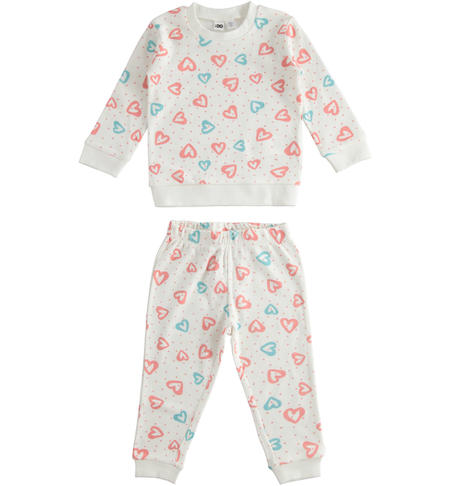 Cotton pyjamas for girls from 12 months to 12 years iDO PANNA-ROSA-6UF9