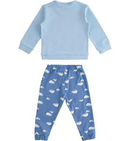 Emoji capsule pyjamas for boys from 9 months to 8 years iDO AZZURRO-3862