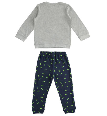 Cotton pyjamas for boys from 12 months to 12 years iDO NAVY-VERDE-6UD4