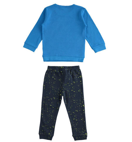 Cotton pyjamas for boys from 12 months to 12 years iDO NAVY-VERDE-6UD5