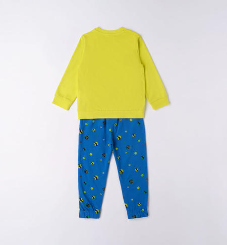 iDO pyjamas for boys in a variety of patterns from 12 months to 12 years VERDE ACIDO-5234