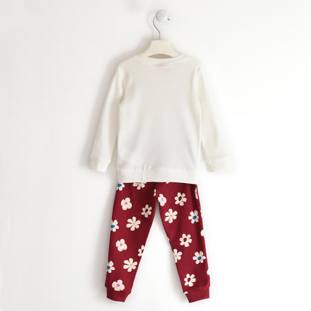 Bing pyjamas for girls from 12 months to 6 years iDO BORDEAUX-PANNA-6UH8