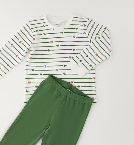 Pigiama iDO per bambino PANNA-VERDE-6CGE
