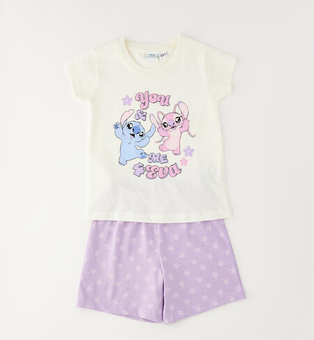 Lilo & Stitch girls' pyjamas WHITE