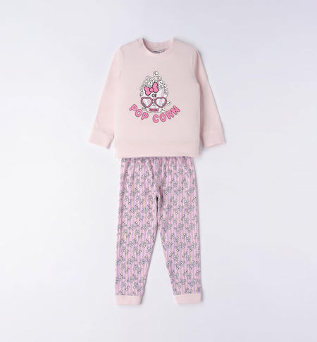 Girl's long pyjamas PINK