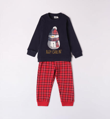 iDO Christmas pyjamas for boys aged 12 months to 12 years NAVY-3885