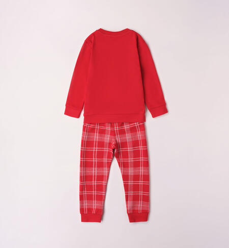 iDO polar bear pyjamas for girls from 12 months to 12 years ROSSO-2253