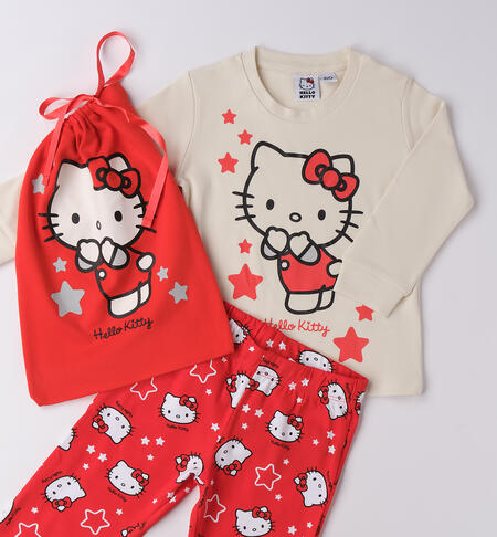 Pigiama per bambina ROSSO-MULTICOLOR-6BUV