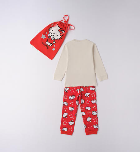 Pigiama per bambina ROSSO-MULTICOLOR-6BUV
