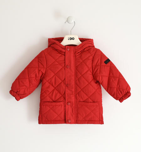 100 grams down jacket for boys from 9 months to 8 years iDO ROSSO-2253