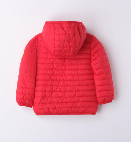 Piumino 100 grammi bambino con scritta all over da 9 mesi a 8 anni iDO ROSSO-2256